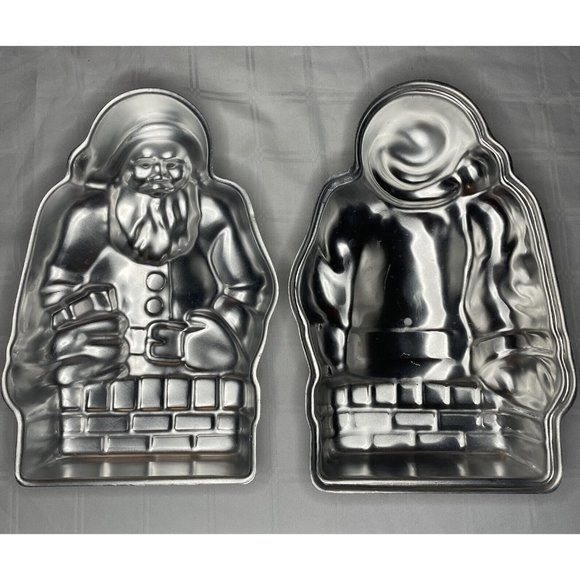 Metal Santa Clause Chocolate Sugar Cake Mold 10" Father Christmas - Picture 3 of 3
